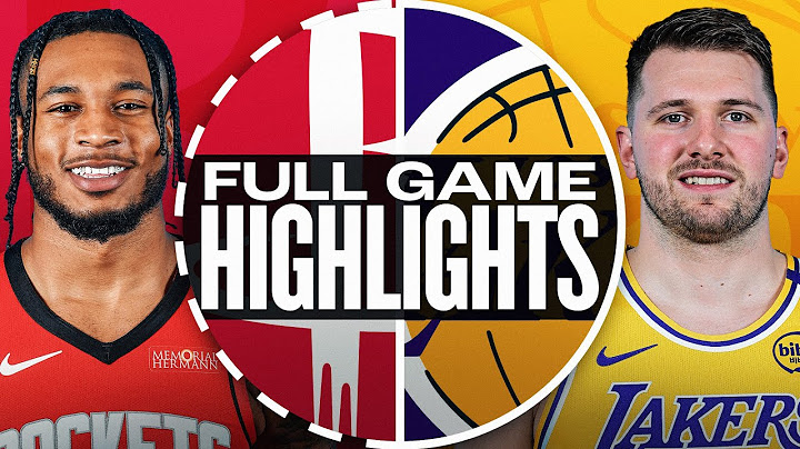 ROCKETS at LAKERS | FULL GAME HIGHLIGHTS | April 11, 2025