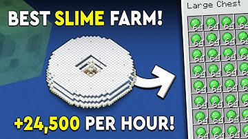 Nieuwe Minecraft Slime Farm Tutorial - SNELLER! & MAKKELIJK - 24.500 P/U!