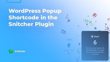 WordPress Popup Shortcode in Snitcher Plugin