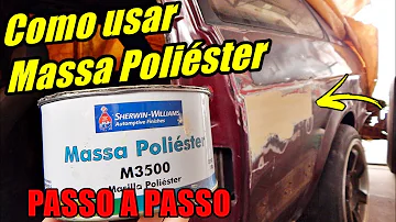 Como preparar massa de poliéster?