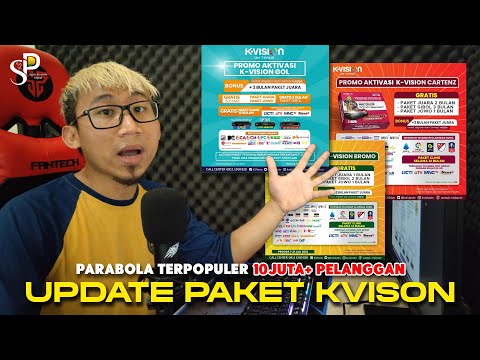 Paket Parabola K Vision Bromo Cartenz dan GOL 2022