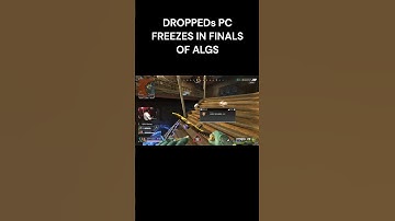 DROPPED PC FREEZES IN ALGS FINALS #shorts