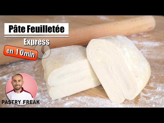 Pâte feuilletée rapide prête en 10 minutes - Croustillante et Légère