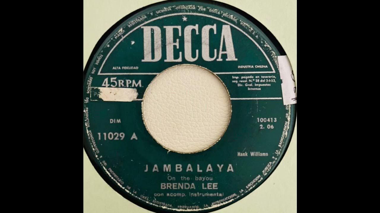 Jambalaya Brenda Lee Vinilo 1956 YouTube