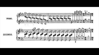 Video thumbnail of "Rose Adagio / Pas d' Action (Sleeping Beauty, Tchaikovsky) Piano 4 Hands, Arr. Rachmaninoff"