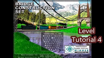 Bridge Construction Set. Tutorial map pack. Level 4.