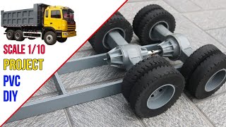 How to make a beautiful truck model with PVC #3 Visai Bridge