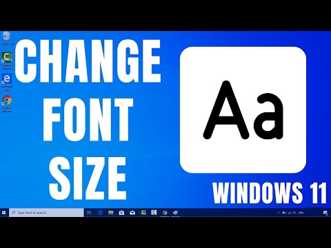 How To Change Font Size In Windows 11