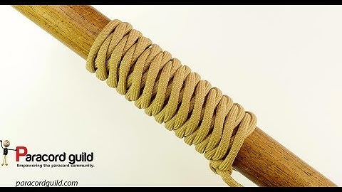 West country whipping- an easy paracord wrap