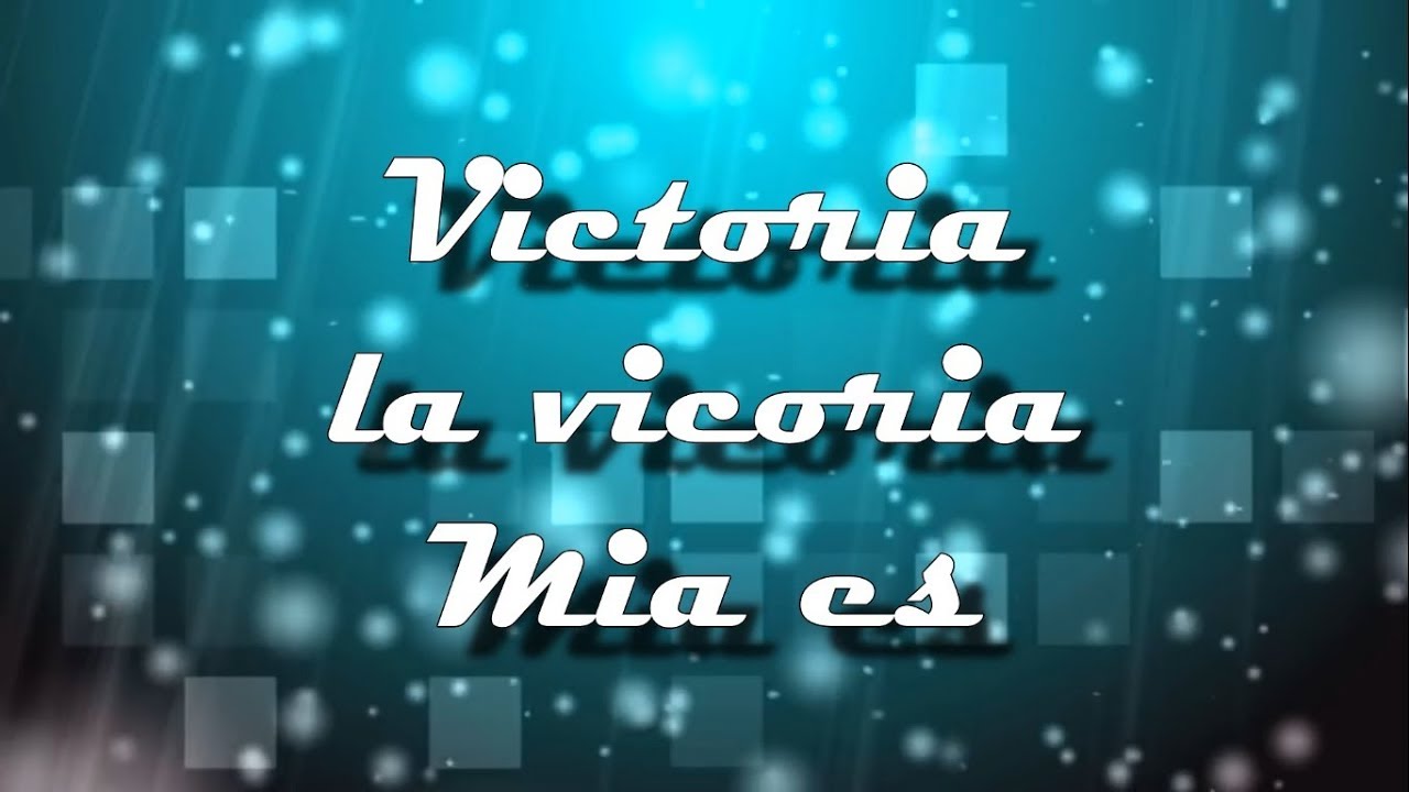 Victoria la victoria mía es / Mira lo que hizo Dios Abel Brito