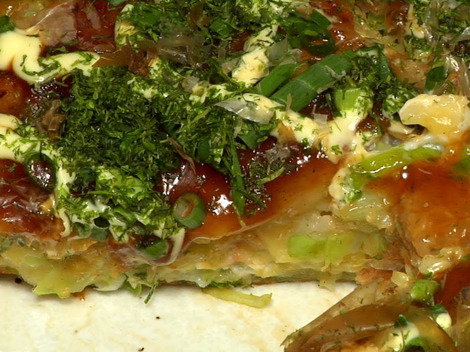 Okonomiyaki Recipe [Remastered] | Cooking with Dog
