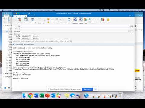 Setting Up Recurring Meetings in Outlook