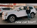 I bought a new car!! 2021 Kia Telluride S *car tour*