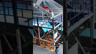 This Indoor Playground Has More Than Just Slides!🤯#IndoorPlayground #playgroundequipment  #SoftPlay