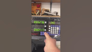 Using a dro on the milling machine
