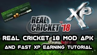 Real cricket mod apk and fast xp earning tutorial screenshot 5