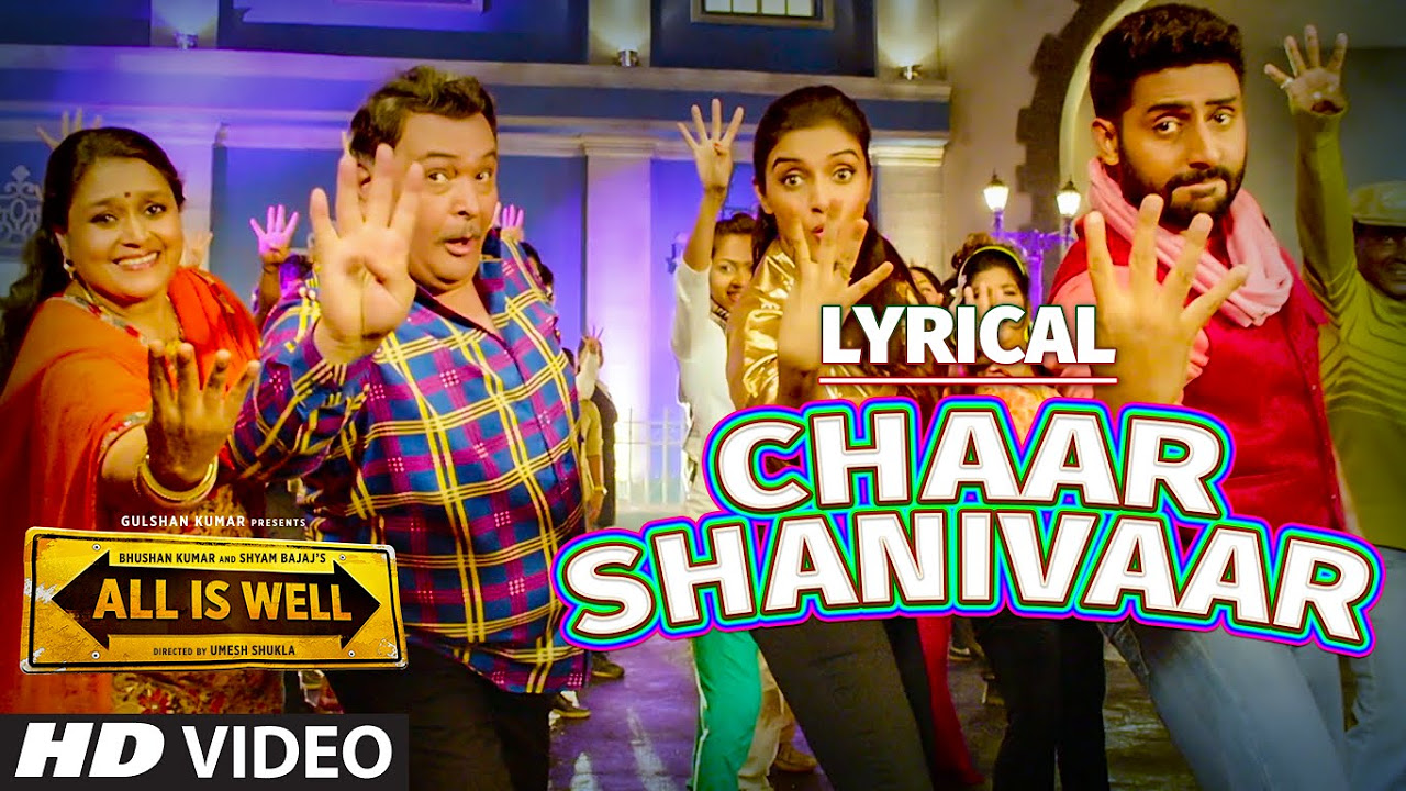 Chaar Shanivaar Full Song with LYRICS   Badshah  Vishal Amaal Mallik  All Is Well