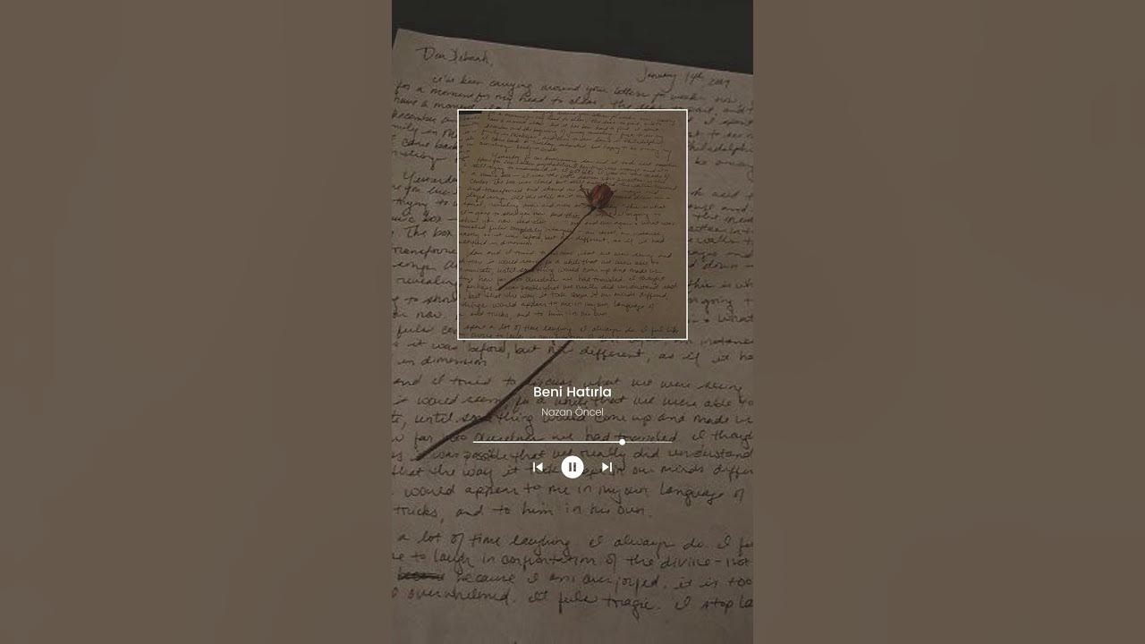 Beni Hatırla #music #lyrics
