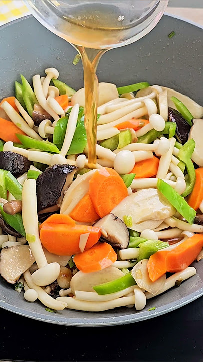 Tofu and Mushrooms recipe #easyrecipes #recipe #tofu