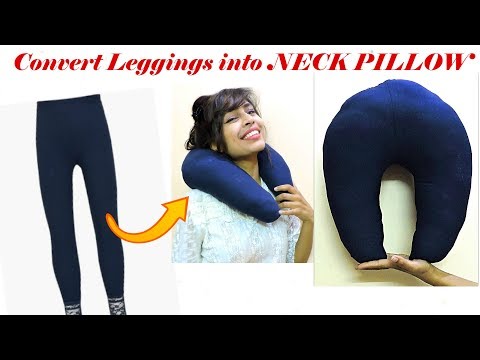 convert-old-leggings-into-travel-neck-pillow-only-in-10-minutes/-diy