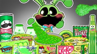 Convenience Store Green Foods Mukbang - HOPPY HOPSCOTCH | Poppy Playtime Chapter 3 Animation | ASMR