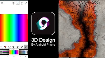 3D Pop-up Landscape Texture by Glitch Lab (Option-B) | #designtrickacademy