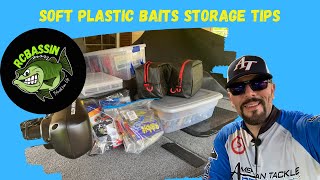 How to store your soft plastic baits. Easy and cheap ways to keep
