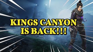 APEX LEGENDS KINGS CANYON AFTER DARK!! **FIRST GAME BACK ON KINGS CANYON!!** (Xbox)