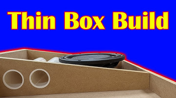 Shallow Mount Subwoofer Box: Bass in a small space