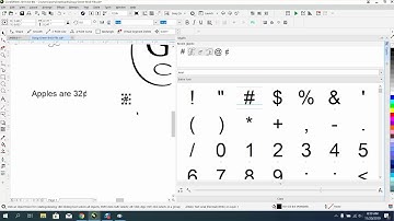 Corel Draw Tips & Tricks Windows Character Map or NOT