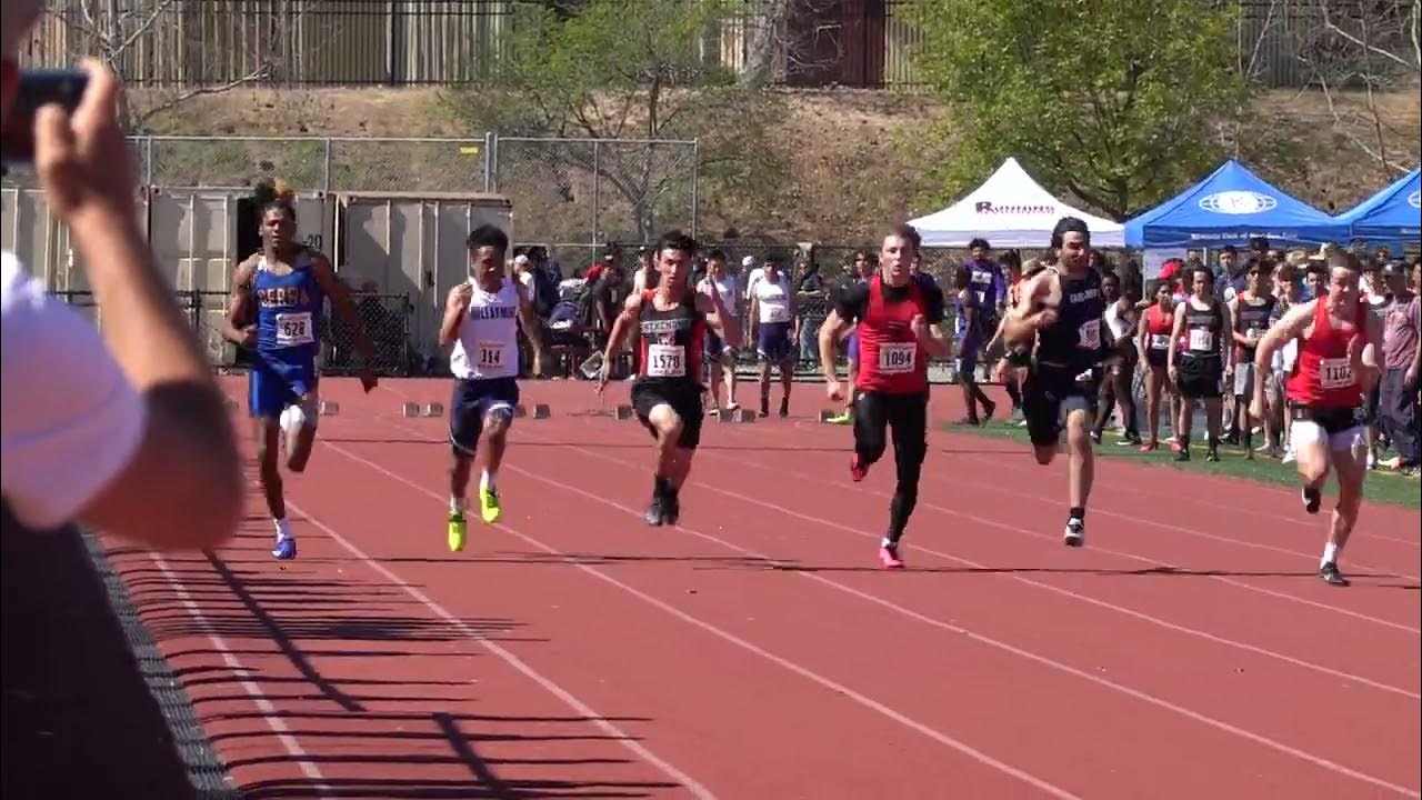 KBell Invitational Boys 100m Dash YouTube