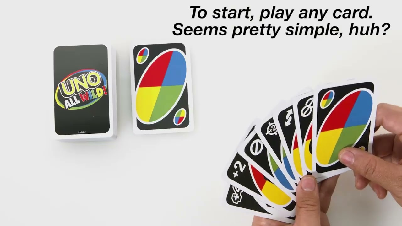 UNO ALL WILDS CARD RULES Game Rules - How To Play UNO ALL WILD