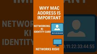 Why MAC Address Matters in Networking– Explained Simply #ccna #networking #macaddress #networksrishi
