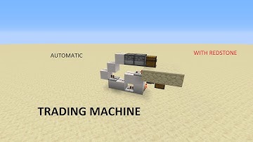 Auto Trading Machine | Minecraft Redstone Tutorial