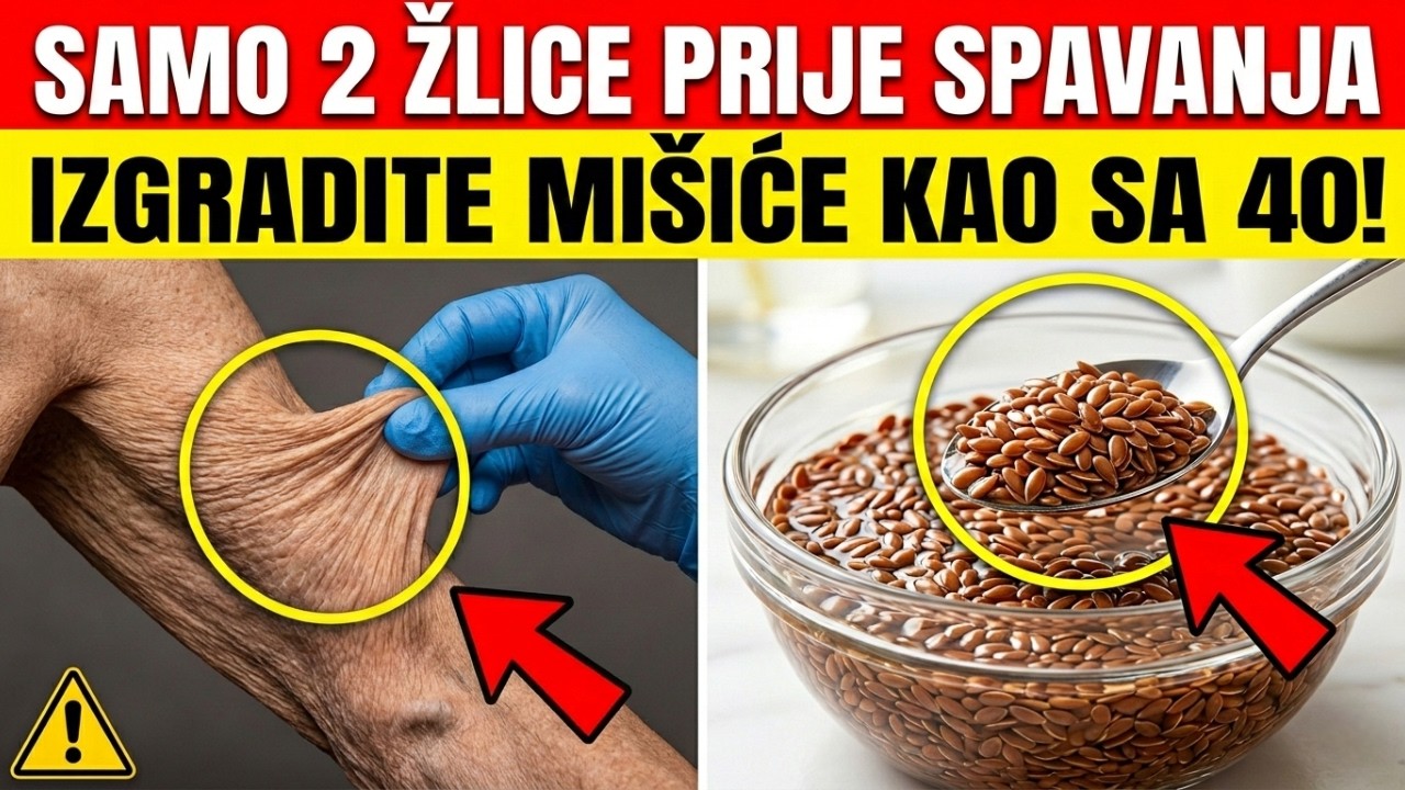 Izgradite Mišiće Nakon 70: 5 SJEMENKI koje grade MIŠIĆE bolje od jaja!