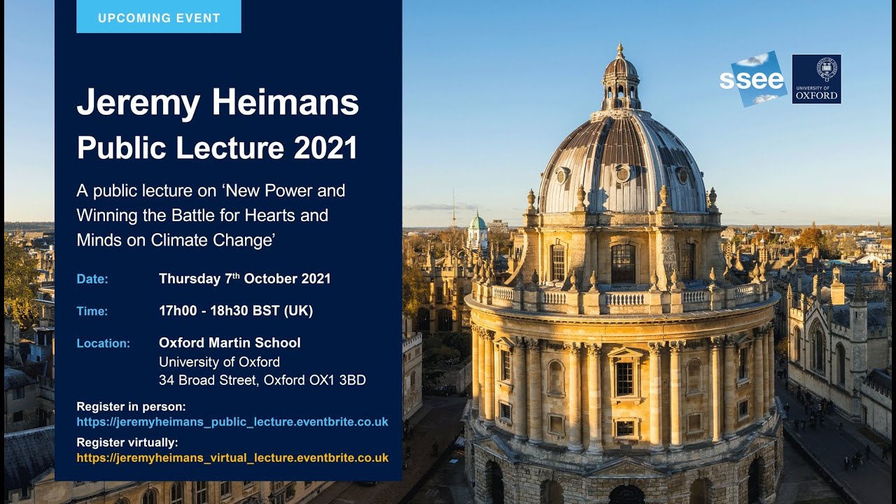 Jeremy Heimans Public Lecture