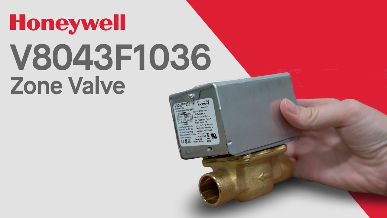 Honeywell V8043F1036 Zone Valve - YouTube