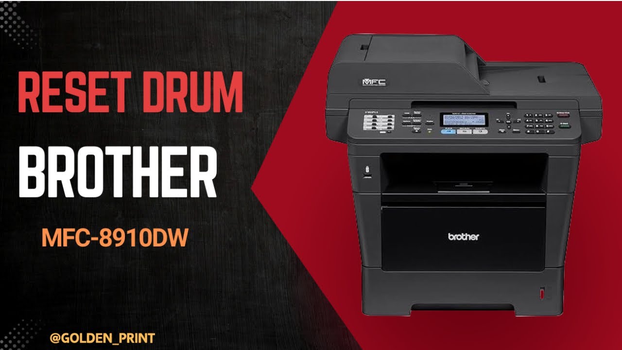 HOW TO RESET DRUM COUNTER ON BROTHER MFC-8910DW/MFC-8510