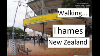 Walking around in THAMES, NEW ZEALAND w/ GoPro7 Camera