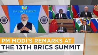 PM Modi's remarks at the 13th BRICS Summit