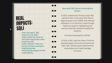 SQL Injections: CSCI 4315