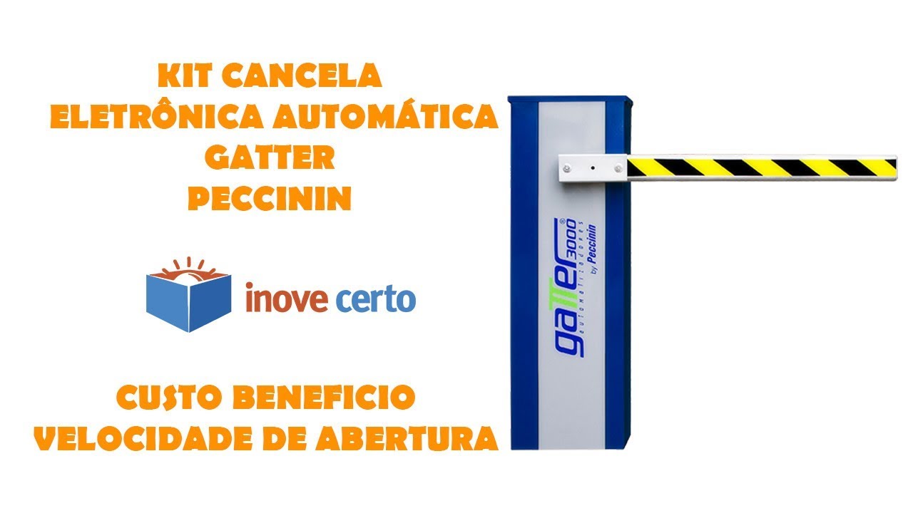 Cancela Wide S R10 Peccinin Nice Automática Barreira 4 Metros