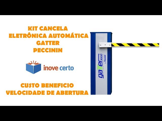 Cancela Wide S R10 Peccinin Nice Automática Barreira 4 Metros