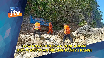 BLITAR - Basarnas Hentikan Pencarian Dua Wiatawan Hilang Pantai Pangi