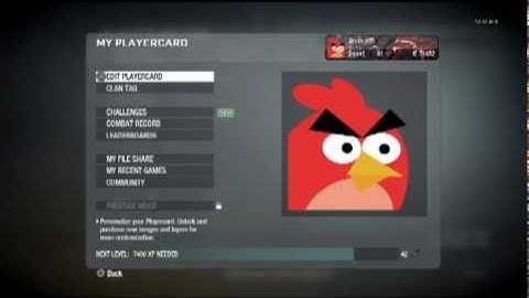 Black Ops Emblem Editor Tutorial - Angry Birds Logo