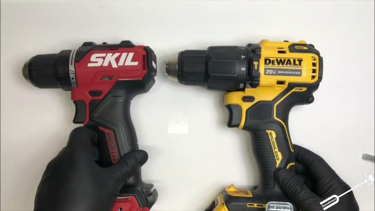 Comparison Skil DL6290A10 vs DeWalt DCD709 Brushless Drill Driver Comparison YouTube