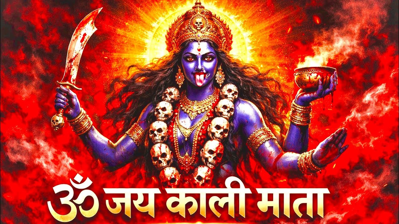ॐ जय काली माता | शक्तिशाली काली भजन | Maa Kali Divine Song | Kali Mata Bhakti  Powerful Bhakti Song