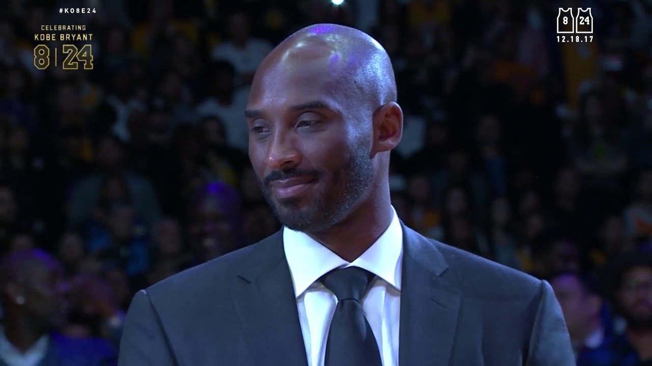 Lakers honor Kobe Bryant one more time at jersey retirement ceremony –  Orange County Register