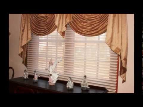 Swag Valance With Cascades And Hunter Douglas Silhouette Shades You Swag Valance With Cascades And Hunter, Swags And Cascades Curtains