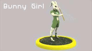 Bunny Girl 3D Turnaround